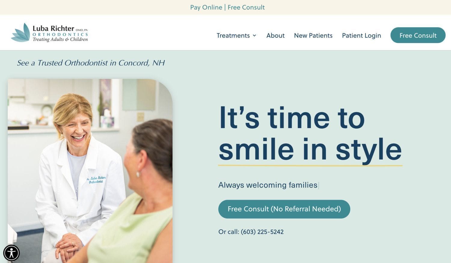 Orthodontic Web Design