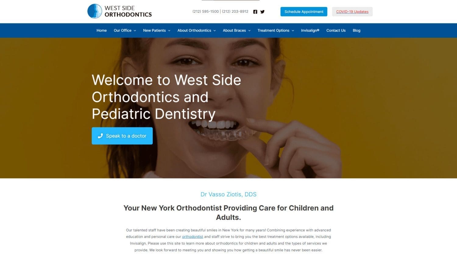 Orthodontic Web Design